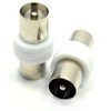 kenable TV Coaxial Cable Coupler RF Male Plug to Male