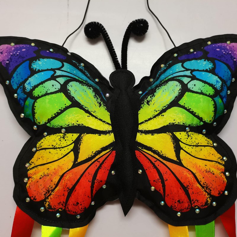 THQZLH Butterfly Flutter Windsock Spring Windsocks Outdoor Durable