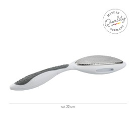 TITANIA Soft Touch Foot Rasp with File (Coarse & Fine) Ergonomic Foot Rasp & Foot File Double-Sided Callus File Made in Germany Rustproof Callus Rasp Foot (22 cm)