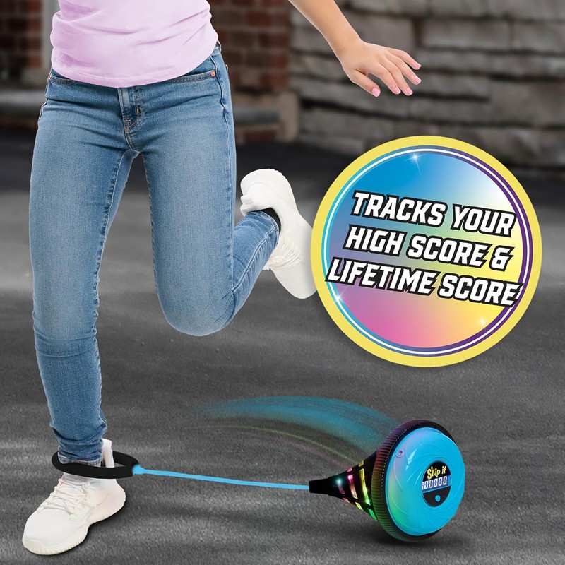 Just Play Skip It Retro Outdoor Toy, Light Up Ball