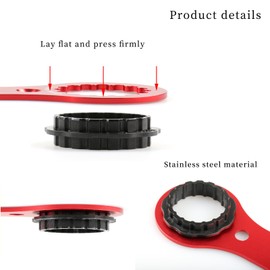 Bicycle Bottom Bracket Wrench, Centre Lock Tool for Bicycle Repairs, BB Wrench, Centre Lock Tool, Bottom Bracket Remover, Bottom Bracket Tool Remover for Dub/Tl-Fc32/Tl-Fc25 etc