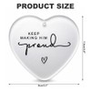 Solvio Keep Making Him Proud Memorial Gift, Heart-Shaped Keepsake