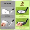 Jsportic Golf Impact Tape Clear Golf Club Stickers for Accurate