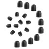 MEKO 20pcs Replacement Rubber Tips for Stylus Pen 10pcs 5mm
