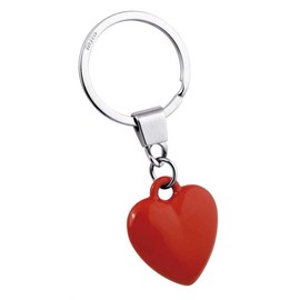 Ten Varotto & Co. Red Heart Key Ring cod.EL7070 cm 8.5 x 3.5 x 1h