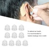10Pcs Sound Amplifier Tips Silicone Anti Static Noise Reduction Double