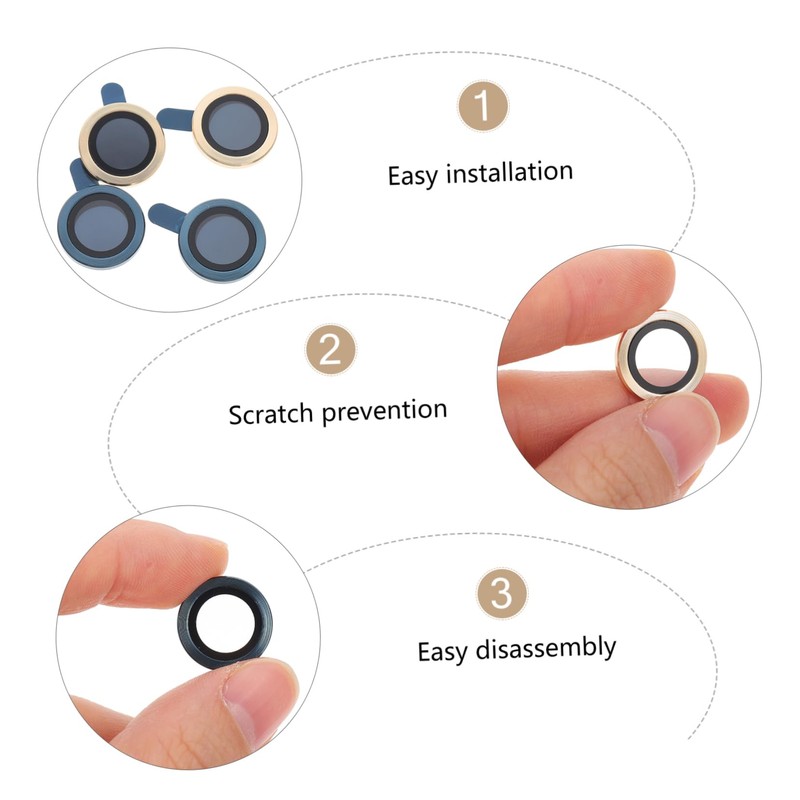 Operitacx 4pcs Macro Lens for Cellphone Lens Film Practical Accessory