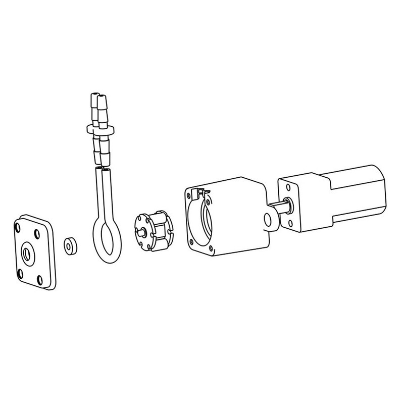 GROTHEN Peristaltic Pump Dosing Pump Mini Pump Liquid Self-priming Water Pump
