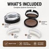 Eyebrow Powder, Eyebrow Stamp, Waterproof Eyebrow Stamp Powder Seal, Achieve