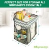 Hanging Diaper Caddy Organizer - Large Nursery Storage for Essential