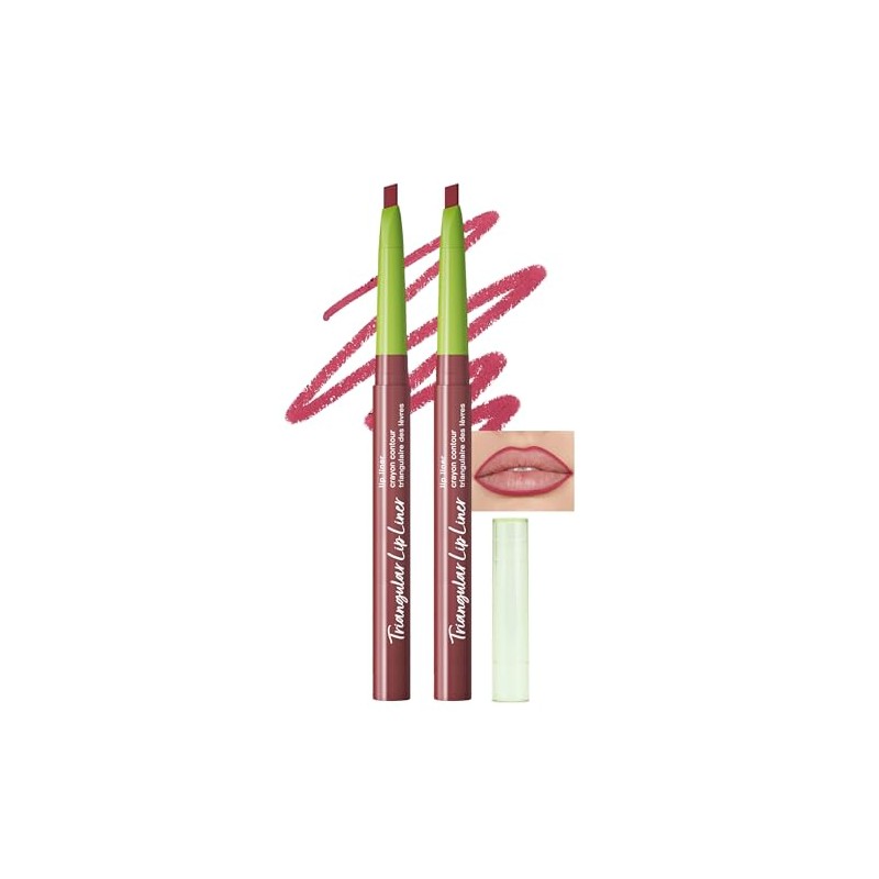 Erinde 2 Pcs de delineador de labios mate, delineador de