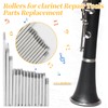 KITANIS Clarinet Repair Kit Tools52 Pcs Clarinet Maintenance Repair Replacement