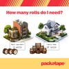 Packatape Packatape - 6 Rolls Per Pack 48MM x 66M