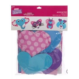 Unbranded Valentine’s Day Animals Foam Craft Kit makes 24 animals