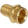 Anderson Metals-07048-0612 Brass Garden Hose Fitting, Connector, 3/8" Barb x