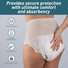 MED PRIDE Premium Disposable Adult Underwear, 12 Count, XX-Large (68"