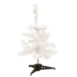 eBuyGB Mini Artificial Christmas Tree, White