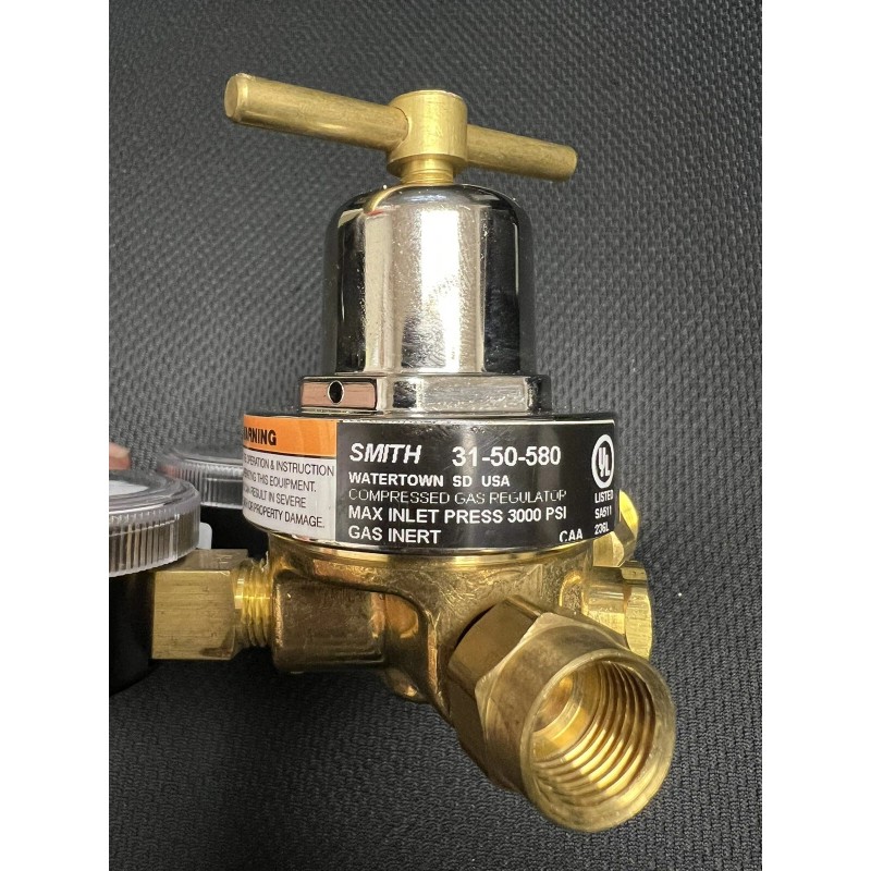 Smith NEW Smith Argon Regulator Gauge