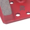 3Pcs Diamond Grinding Shoes 30 Grits Trapezoid Concrete Floor Cutting