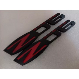Z06 OEM Z06 505HP Emblem Fender Right or Left Badge Blk/Red