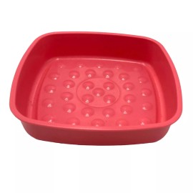 Tupperware Vintage Tupperware #804 Soap Dish Container Scrub Pad Holder Pink