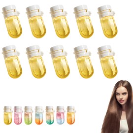 WMYCBFH WMYCBFH Perfume & Oil 2 In 1 Avocado Nourishing Shining Hair Oil, Portable Fragrance, For Frizzy, Dry, Damaged Hair, for Hairs Care, Moisturizing, Massage 10pcs/box (Elegant wood tone)