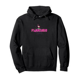 Pink Flamingo Pullover Hoodie