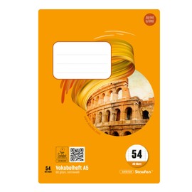 Staufen Style Vocabulary Book – 5 Notebooks 40 Sheets Each DIN A5 Ruling Style 54 (Vocabulary with 2 Divider Lines) 80 g/m² Paper
