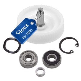 VIOKS Bearing Set TM21 Drive Set Consisting of Gear and 2x Ball Bearings Replacement for Vorwerk – Accessories for Vorwerk Thermomix TM21 & Thermomix TM21 Spare Parts