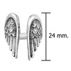 Embracing Wings of an Angel Wrap Open-Ended .925 Sterling Silver