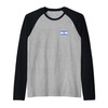Israel flag, star of David, Judaism, support, solidarity Raglan Baseball