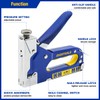 EVERTOOLS 4-in-1 Heavy Duty Staple Gun Kit with 6,000 Staples,