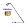 M MINGLE Pressure Washer Wand Extension, 90 Degree Curved Angled,
