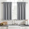 MRTREES Kitchen Waterproof Curtains, Blackout Thermal Curtains with Rod Pocket