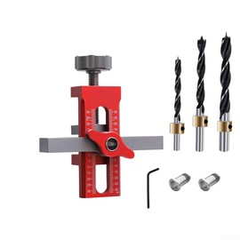 Cabinet Door Assembly Aid 0-55mm Height Adjustable Aluminum Alloy Various Cabinets Adjustable Cabinet Door Installation Positioner Cabinet Installation Tool
