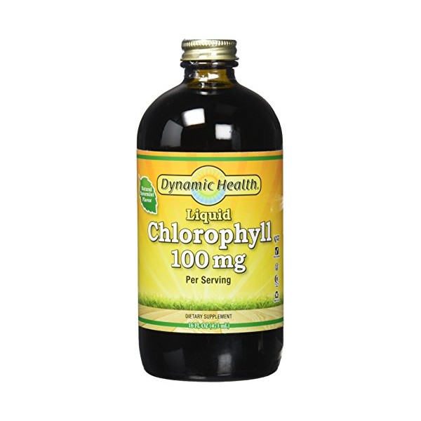 Dynamic Health Liquid Chlorophyll 100mg, 16-Ounce