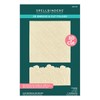 Spellbinders Luxe Backdrop and Border Embossing Folder, Clear