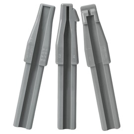 Baluue 3pcs Eyebrow Pencil Sharpener Tools Durable Makeup Pencil Sharpening Aid with Duckbill Design for Easy Use and Compact Storage