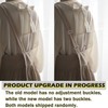 Uaussi Cotton Linen Apron Cross Back Work Apron for Women