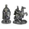 Set of 12 Medieval Crusader Knights With Swords Shields Horses
