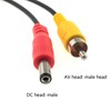 4 Pin Female to RCA Male Adapter DGZZI 20cm/7.87" M12