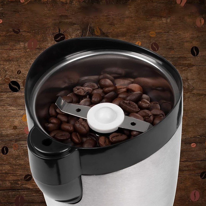 Avilia Trita Kaffeemühle 120 W mit Klingen aus Edelstahl und