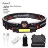 Q5 + COB LED Headlamp with Dual-Beam Lighting, Adjustable Tilt