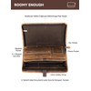 Carpetene Genuine Leather Portfolio, Professional Padfolio Binder Organizer with Zipper,