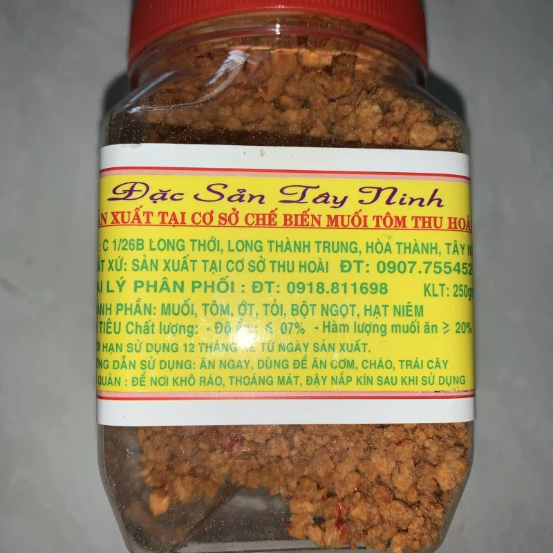 Dac San Tay Ninh roasted salt Shrimp Chili powder Muoi