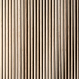 Wall!Supply 3D Wall Panels – Faux Natural Wood Round Slatted – Lightweight Foam (EPS) – Wallpaper Alternative – Easy DIY Installation – 4 Pack, Covers 24.96 Sq Ft