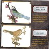 WHAMVOX Elegant Decorative Hooks Metal Wall Mount Retro Bird Shape