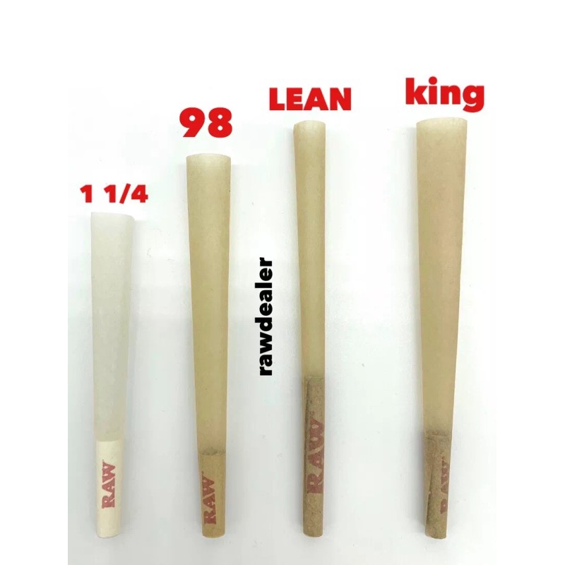 RAW 1 1/4 Size classic Cone(200PK)+cone filler grinder storage 3