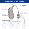 Britzgo Hearing Aids,Noise Cancelling by Digital Chip,Rechargeable Sound Amplifier,40 Hour