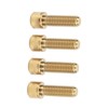 Bike Stem Bolts Screw M6 20mm Accurate Thread Rustproof Reliable